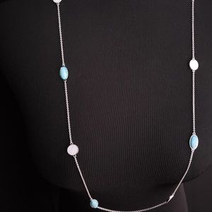 LOFT Turquoise & Mother-of-Pearl Necklace